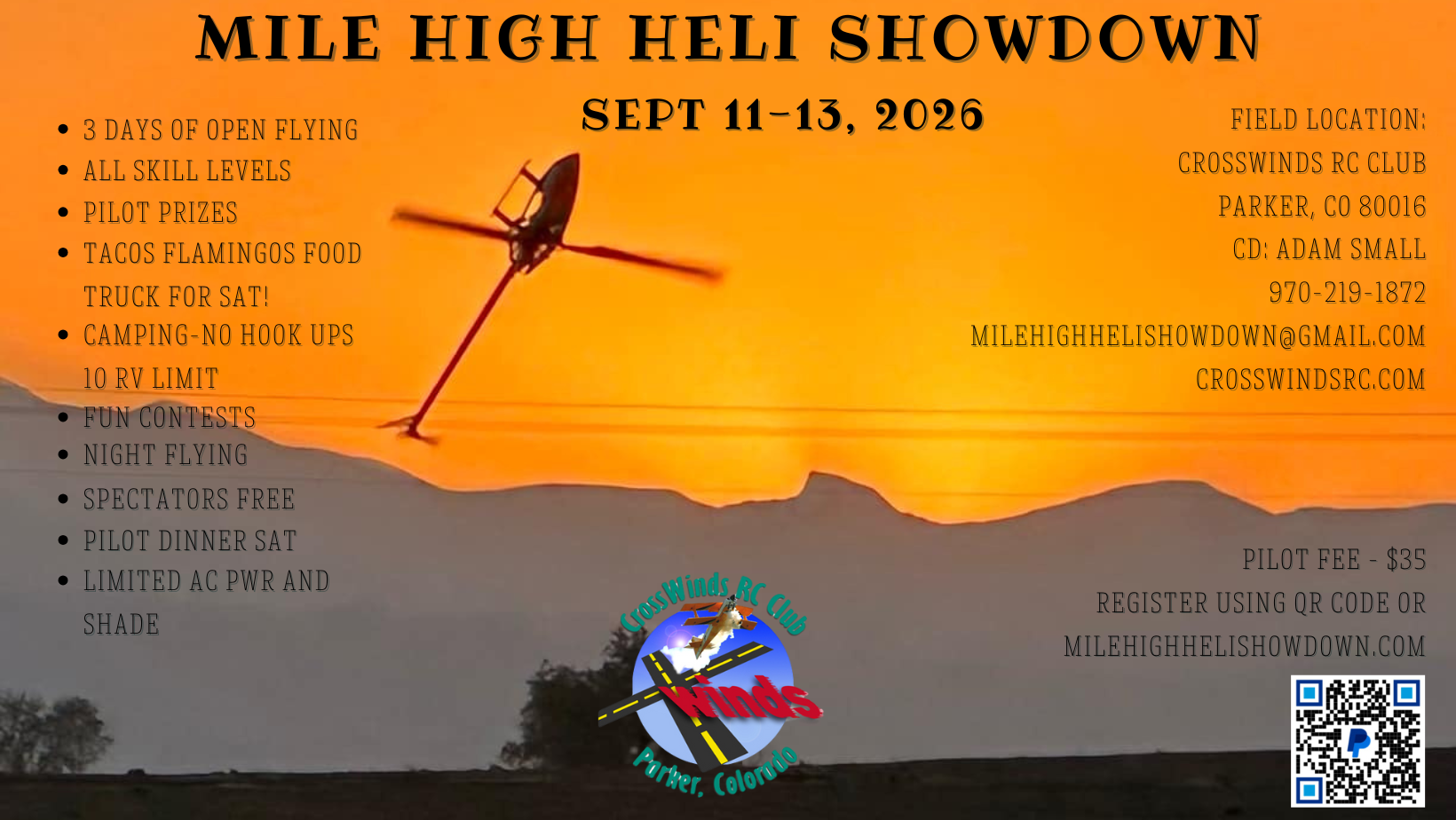 Mile High Heli Showdown flyer
